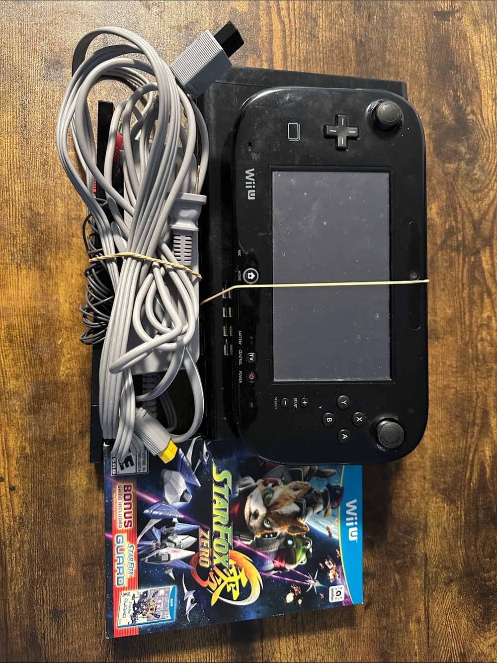 Nintendo Wii U Deluxe Set with Black GamePad and Star Fox Zero